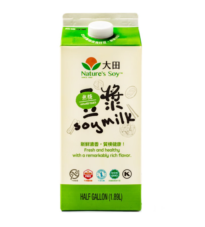 DATIAN Soymilk Unsweetened 1.89 L 2pcs