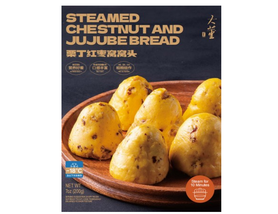 Steamed Chestnut and Jujube Bread