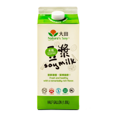 DATIAN Soymilk Unsweetened 1.89 L 2pcs