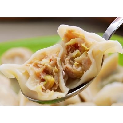 Handmade raw pork and cabbage dumplings 50pcs