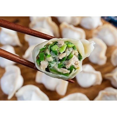 Handmade raw pork and "three-delicacy" dumplings 50pcs