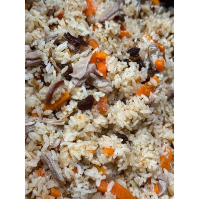 Lamb and Carrot Rice 