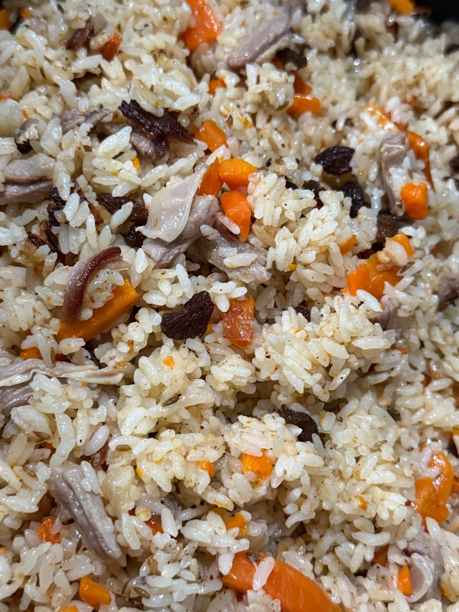 Lamb and Carrot Rice 