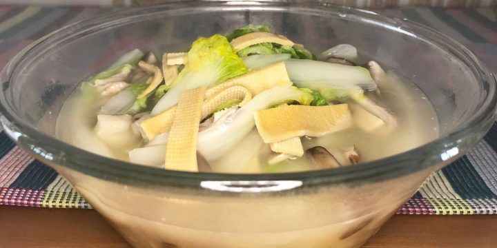 上汤娃娃菜 Baby cabbage in chicken soup