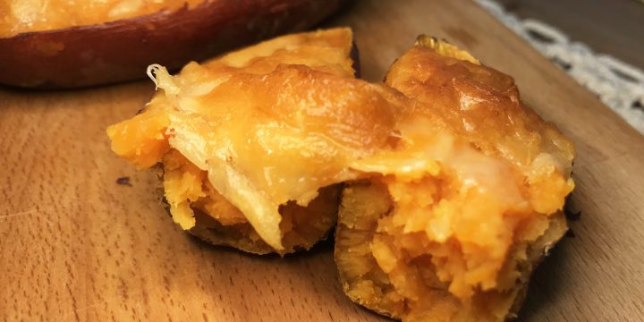 芝士焗红薯 Cheese Baked Sweet potato