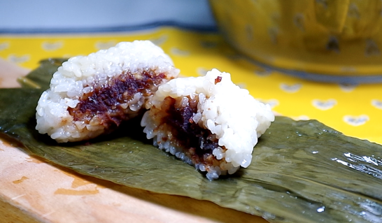 红豆沙粽子-有盐黄油版  Red Bean Zongzi